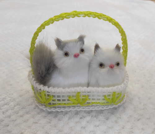 Купить Котики в корзинке со звуком во Костерёво фото 2 Котики в корзинке со звуком во Костерёво фото 2